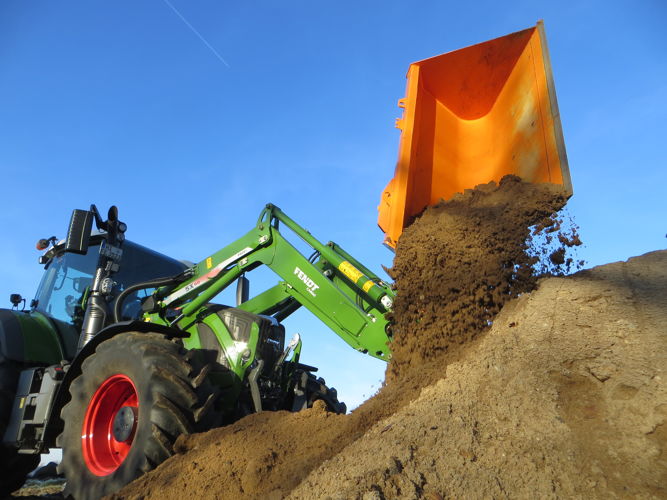 Side Tip Bucket L